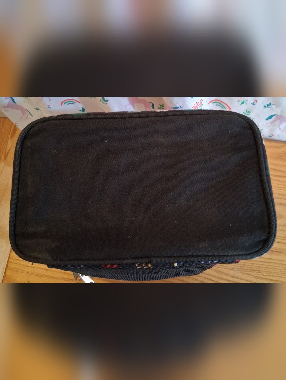 EUC Harveys Heart Print Snack & Go Cotton School Work Beach Lunch Box Bag - Picture 7 of 8